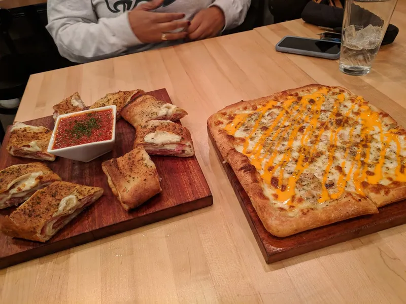 baked ziti Santucci's Original Square Pizza