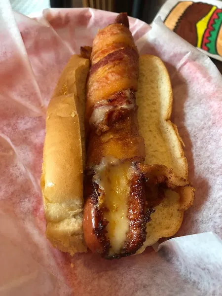 hot dog Lucky's Roadside Stand