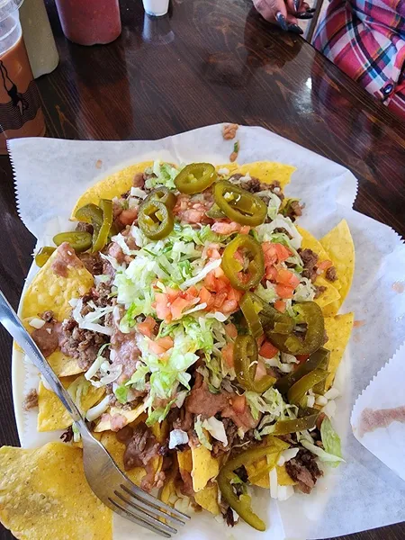 Nachos La Paisanita Taqueria in Bishop Arts District