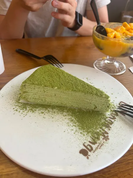 matcha Mango Mango Dessert