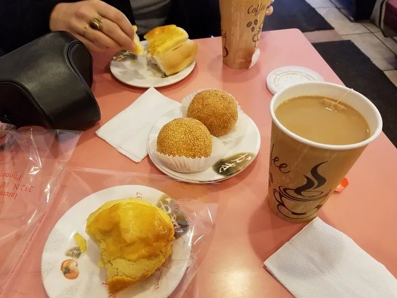 garlic bread International Bakery Inc in Chinatown