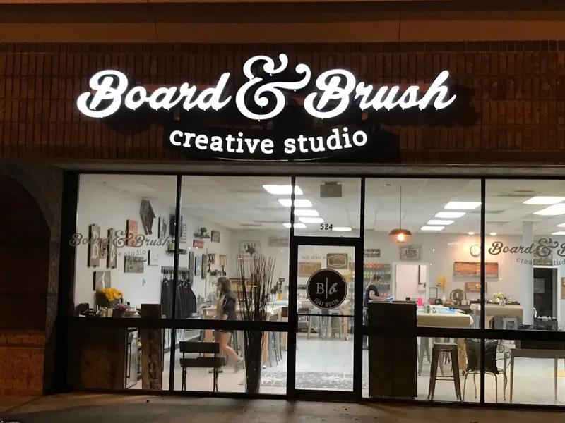 arts and craft stores Board & Brush Creative Studio - Fort Worth