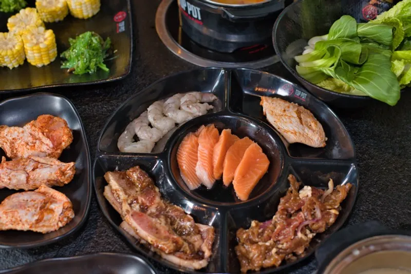 korean restaurants Top Pot & K BBQ