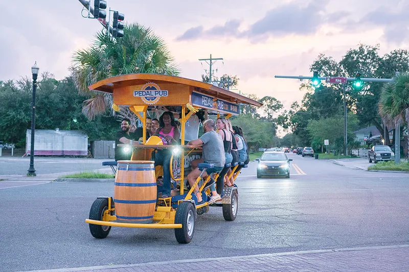 bike rentals Pedal Pub Jax