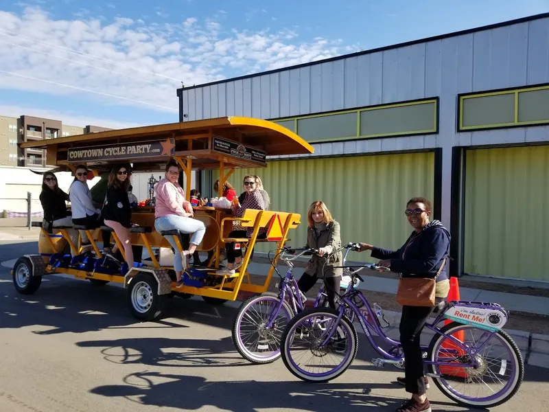 bike rentals Cowtown Cycle Party