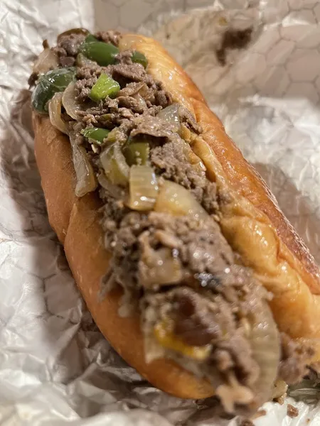 philly cheesesteaks Up the Steaks & Cheese