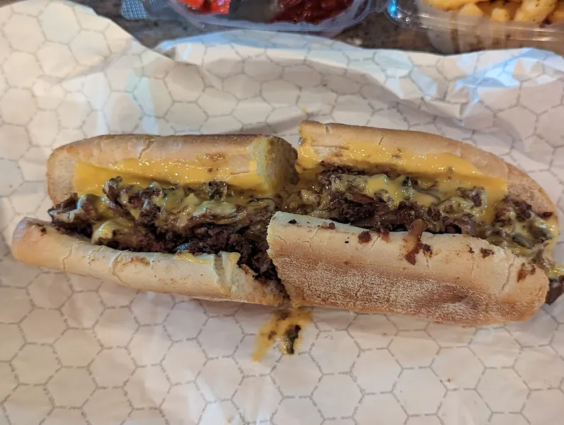 philly cheesesteaks R&B's Steak and Fries