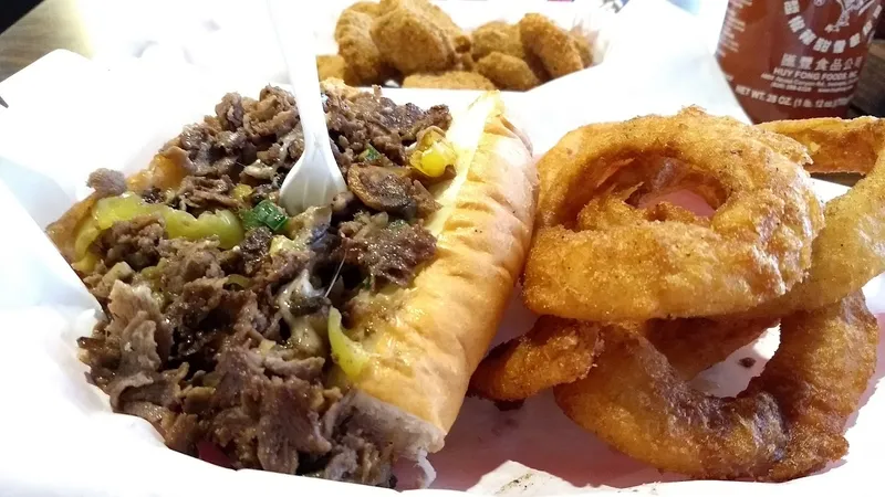 philly cheesesteaks Burger & Philly Shack