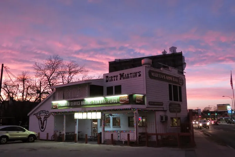 hot dog Dirty Martin's Place