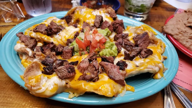 Nachos Blue Goose Cantina Mexican Restaurant