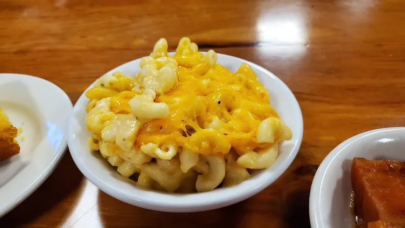 Mac and Cheese Shut Em Down Authentic Southern Restaurant