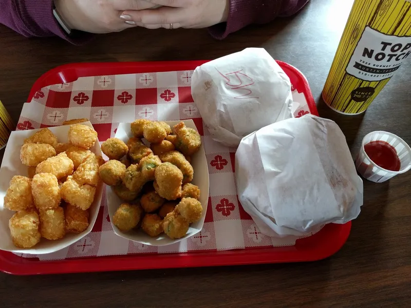 tater tot Top Notch Hamburgers