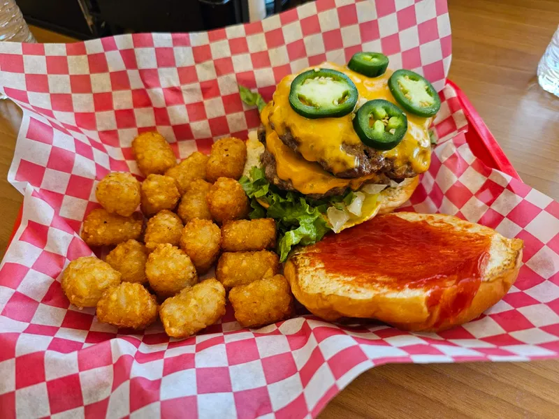 tater tot Wholly Cow Burgers