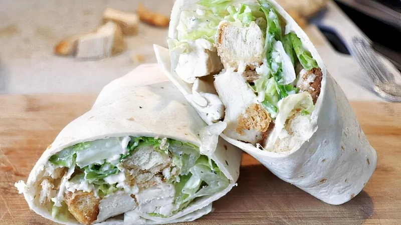 chicken wraps Barrs Street Eats