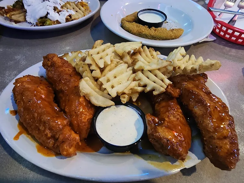 Mac and Cheese Pluckers Wing Bar