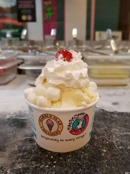 frozen yogurt Marble Slab Creamery