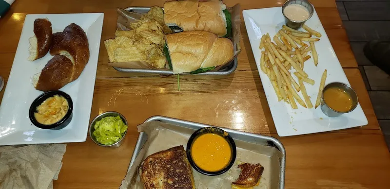 garlic bread Bread and Brew