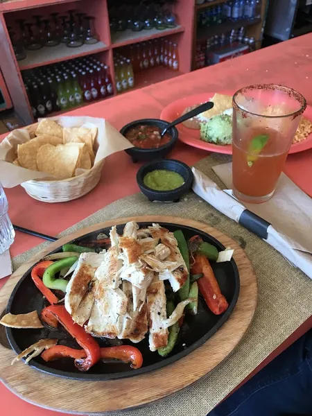 chicken fajitas Taquerias El Mexicano