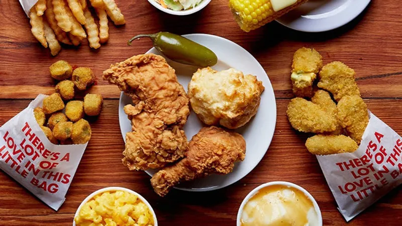 fried chicken Church's Texas Chicken