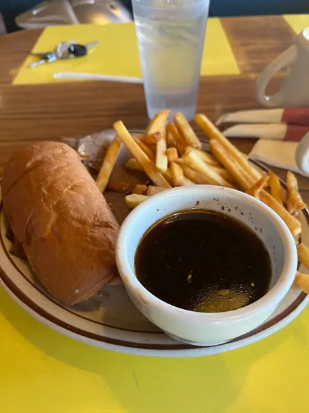 french dip Leroy's Family Restaurant