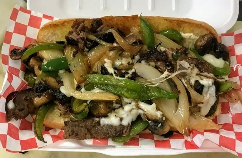 cheesesteak Texas Style Burgers & Wings