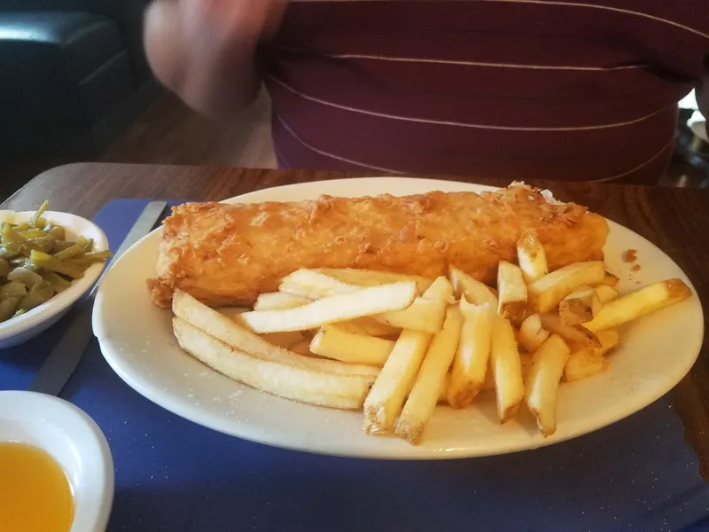 fish and chips Lake Nina Restaurant