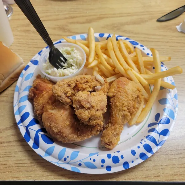 fish and chips Hitching Post Kellogg - World's Best Fried Chicken