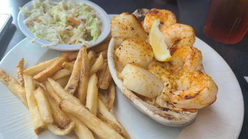 fish and chips Waterman's Surfside Grille