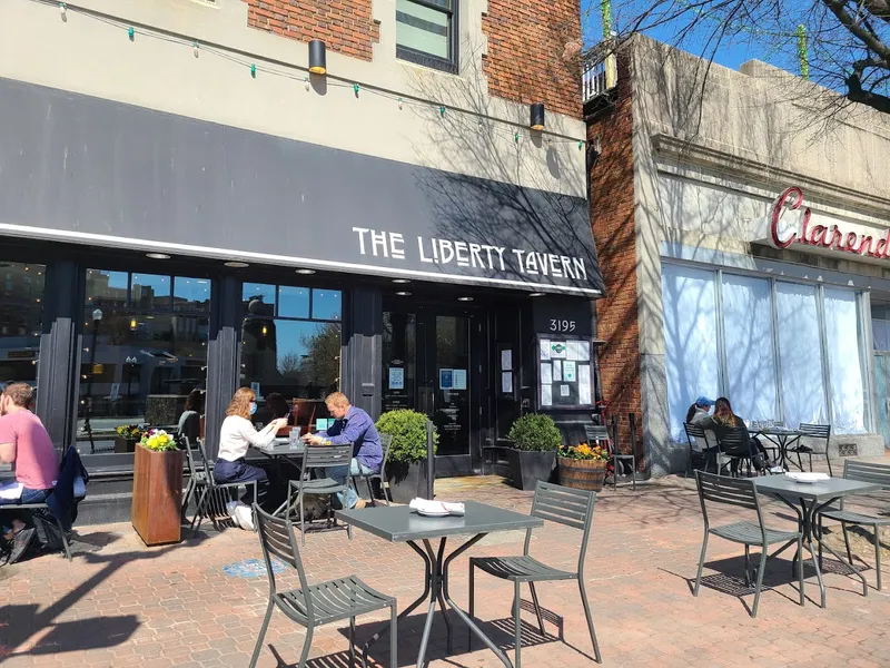 outdoor dining The Liberty Tavern