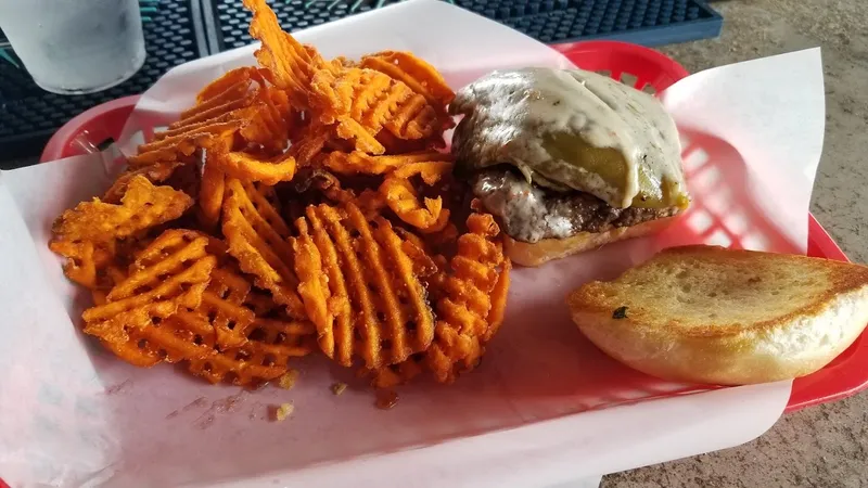 Mac and Cheese Grease Monkey Burger Shop