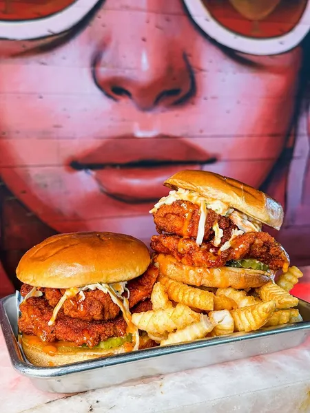 chicken sandwiches Houston TX Hot Chicken