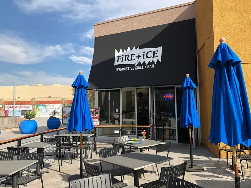 Dog-Friendly Restaurants FiRE+iCE Interactive Grill & Bar