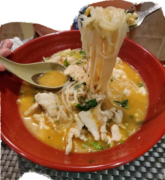 chicken rice soup Thai Arroy