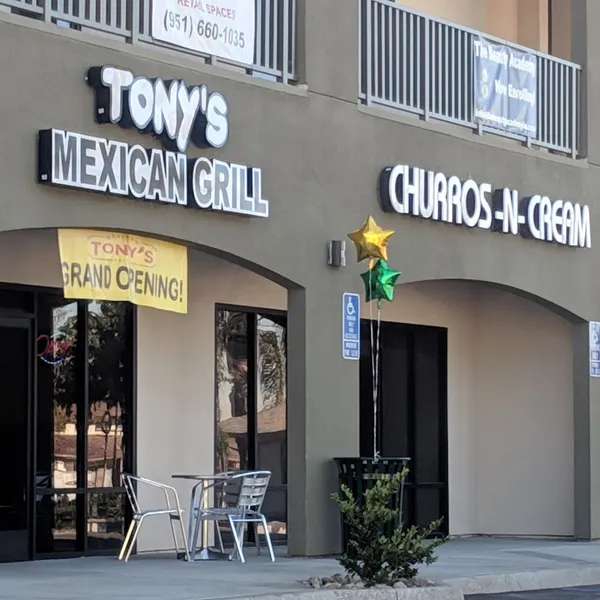 Tex Mex restaurants Tony's Mexican Grill Riverside