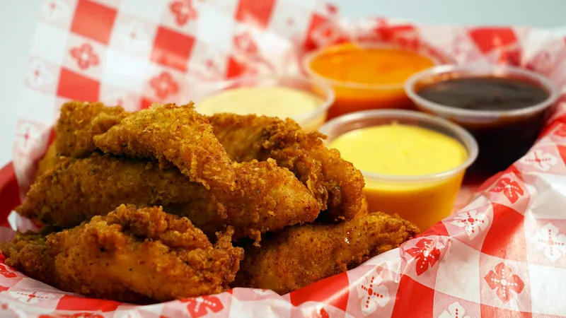 fried chicken F & N Goode Chick'n Tenders