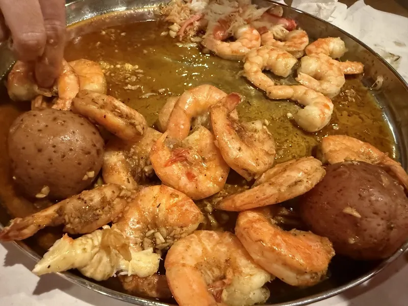 Shrimp Ocean Treasures Cajun Seafood and Bar