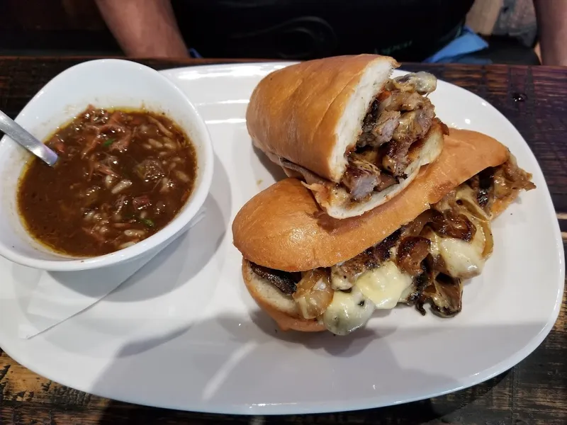 french dip Walk-On's Sports Bistreaux - Arlington Restaurant