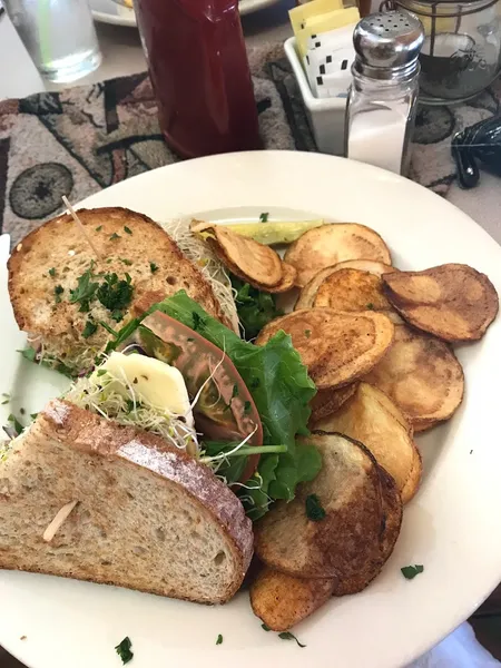 garlic bread Bread Box Cafe