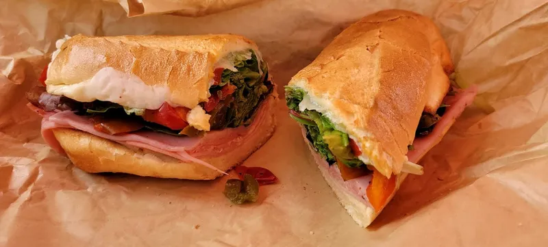 caprese sandwich Bozzelli's Italian Deli-Crystal City