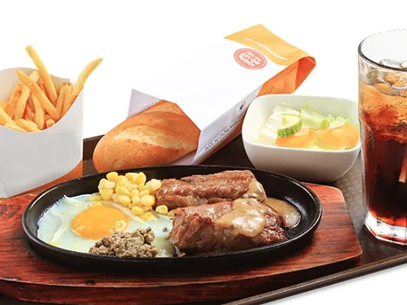 Beef Steak Hai Con Bò