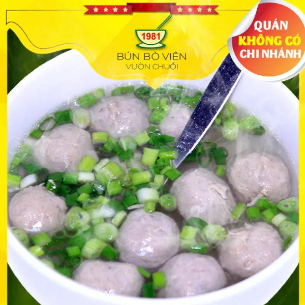 Bún Bò Viên Cô Hoa Vườn Chuối