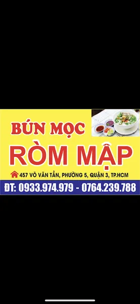 Quán bún mọc Ròm Mập