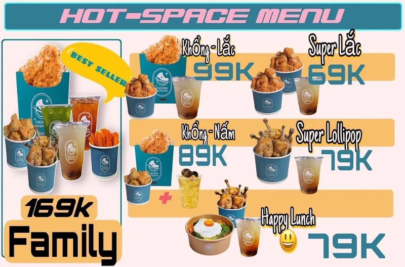 Hot Space Chicken - GÀ RÁN KHỔNG LỒ