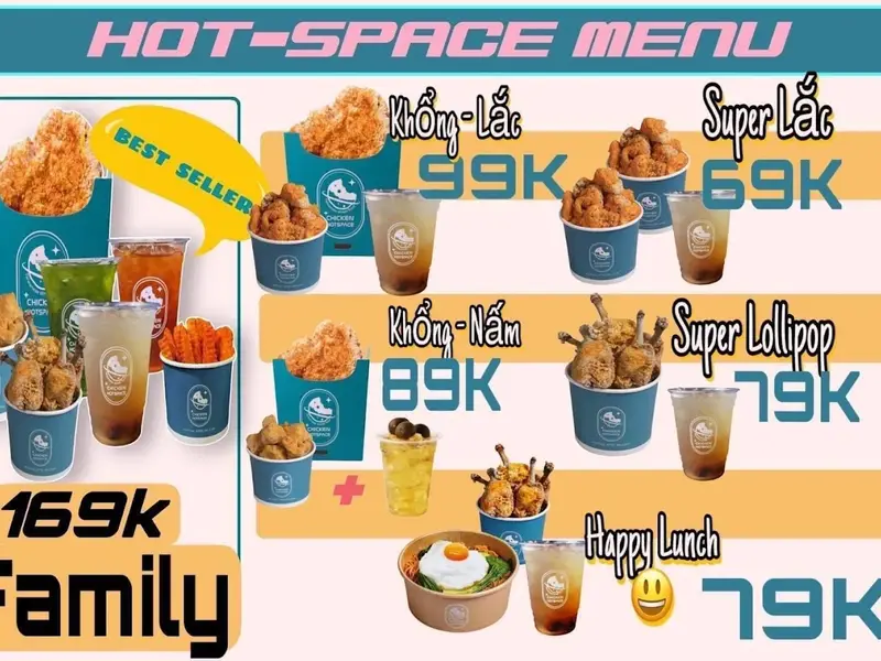 Hot Space Chicken - GÀ RÁN KHỔNG LỒ