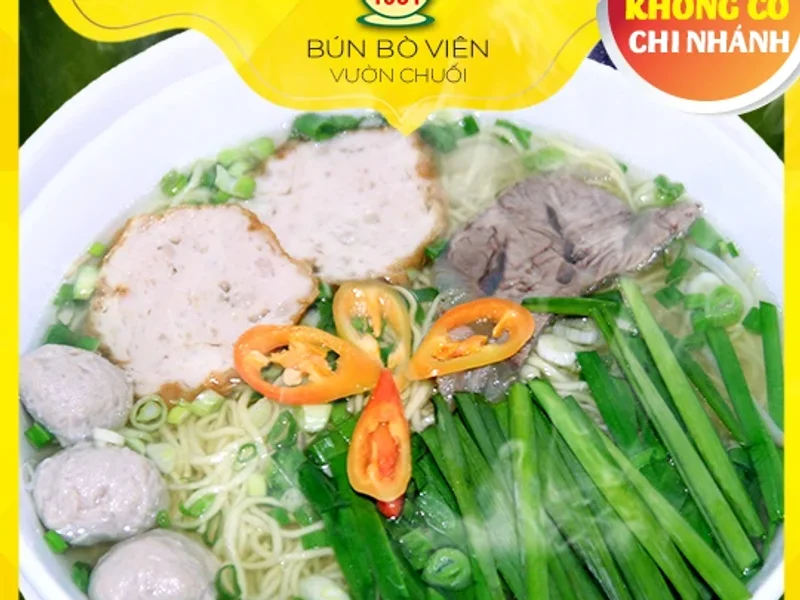 Bún Bò Viên Cô Hoa Vườn Chuối