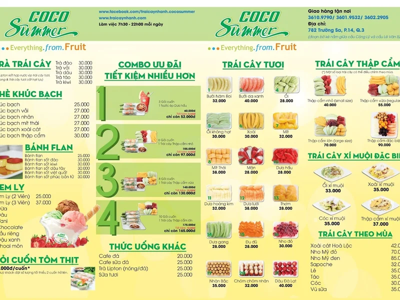 Trái Cây Nhanh Coco Summer