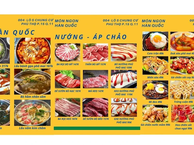 Quán Ăn Hàn Quốc Q11