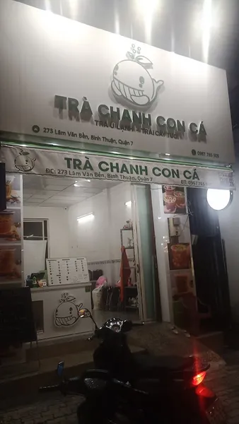 Trà chanh con cá