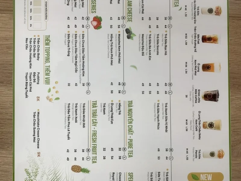 Trà Sữa ToCoToCo Đông Bắc