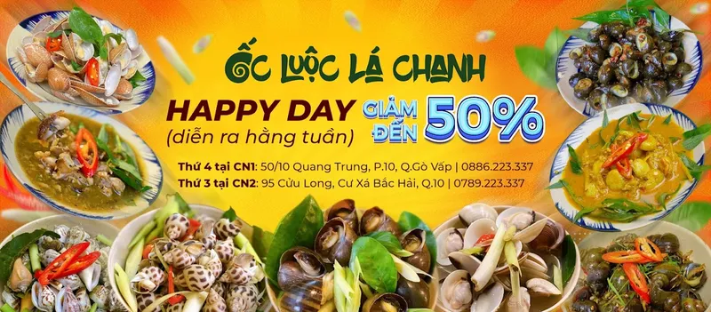 Ốc Luộc Lá Chanh Cửu Long